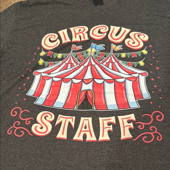 Heather Gray Circus Staff Graphic T-Shirt - Picture 2 of 4